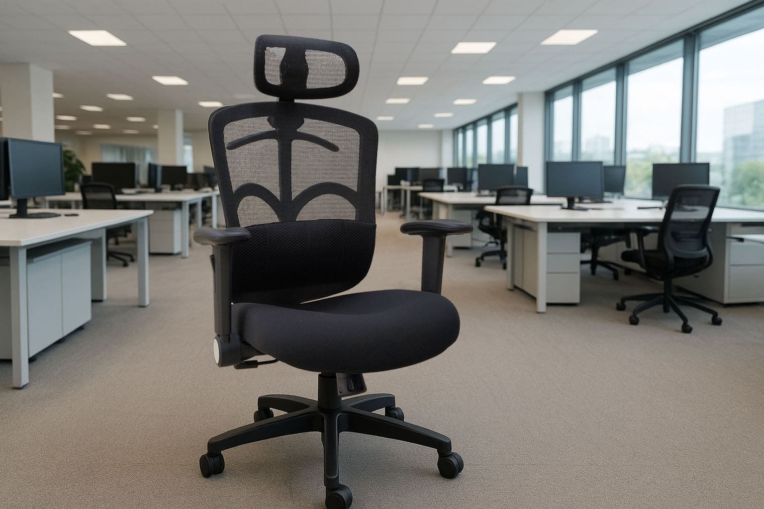 人體氣墊腰靠 8006