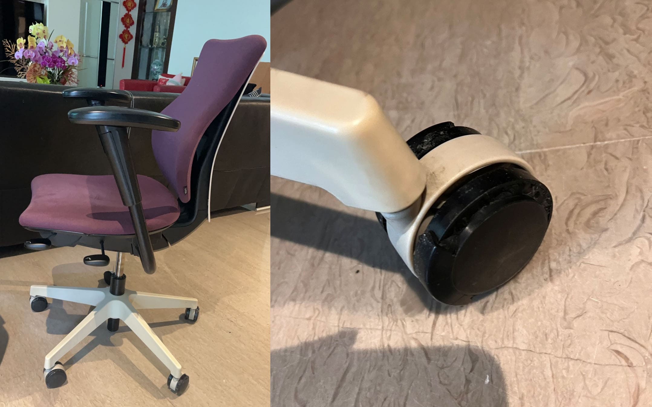 辦公椅更換PU椅輪