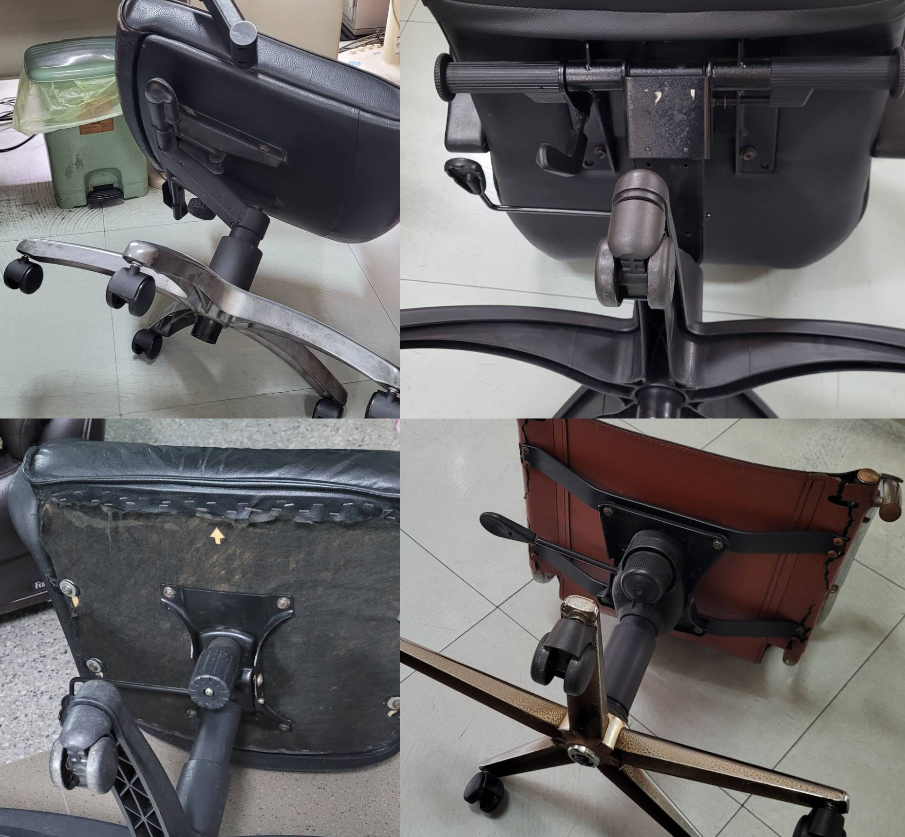 12張壞掉的辦公椅也不怕