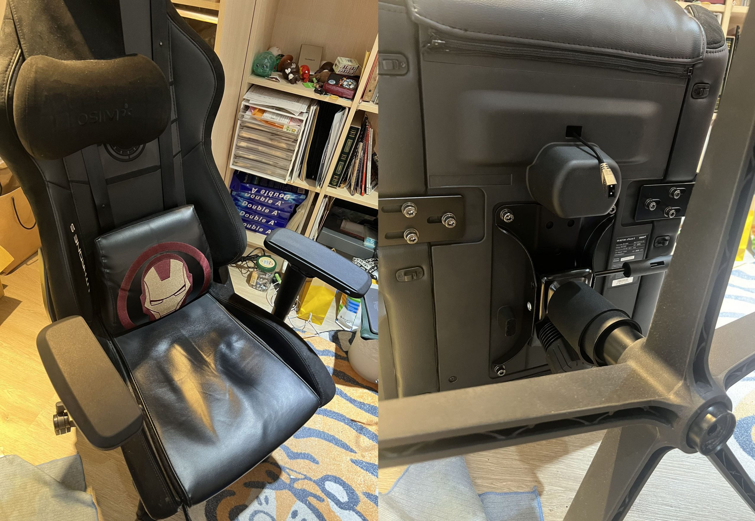 OSIM 電競椅維修，有異音與椅身傾斜問題