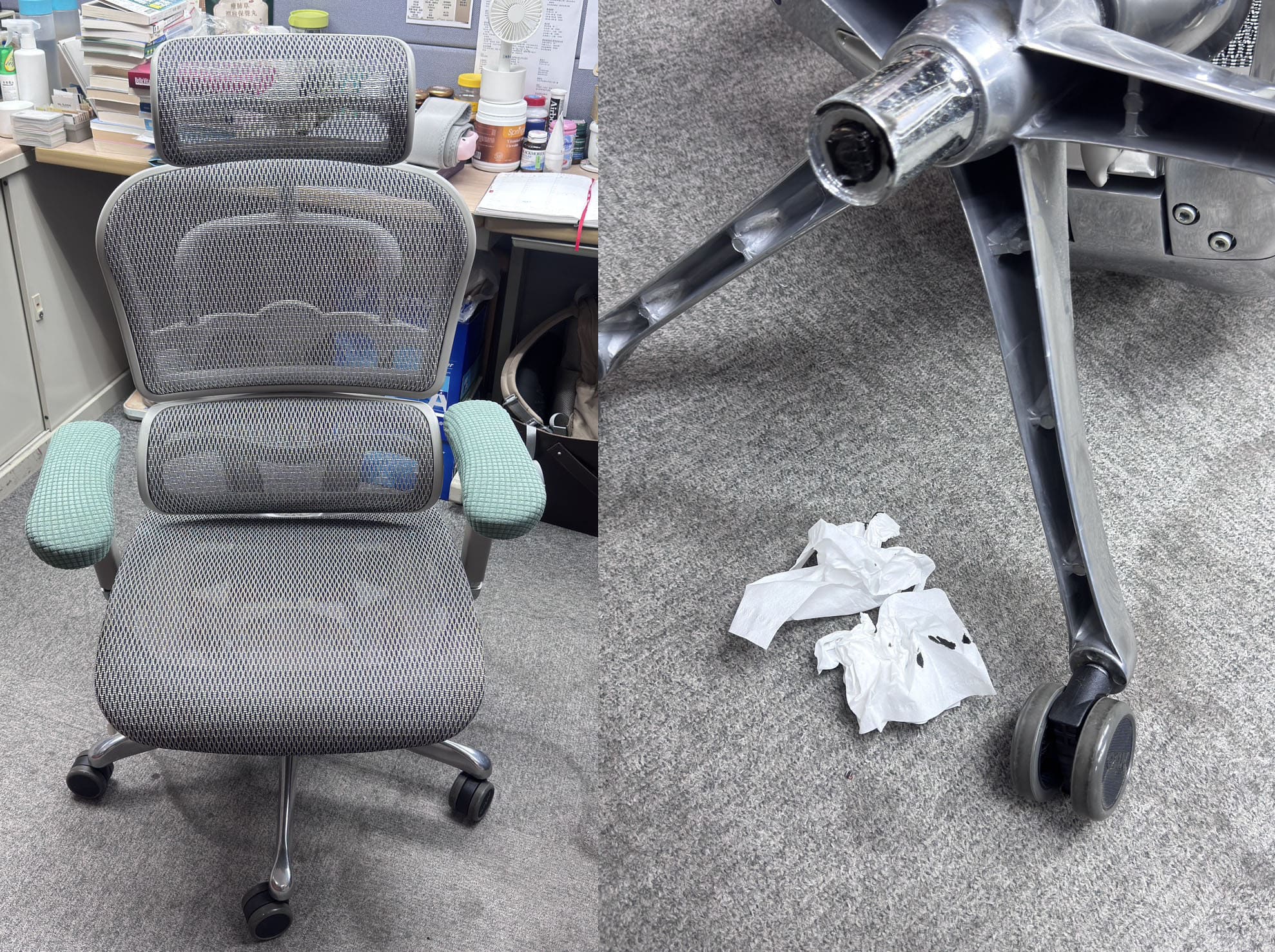 亞梭 CS-Matrex 維修，氣壓棒漏黑油