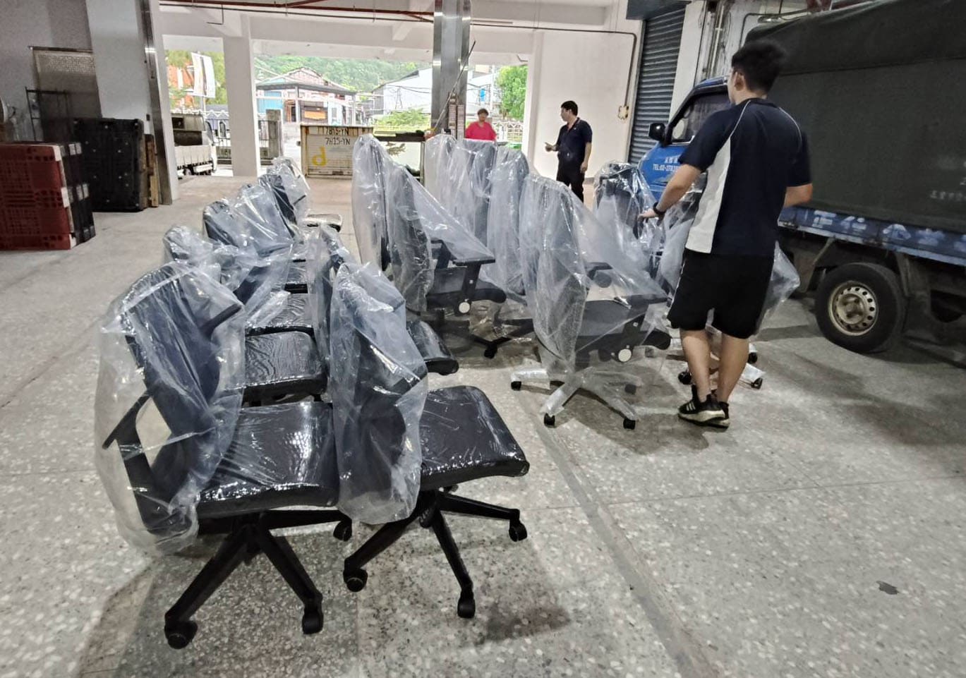 食品公司購入人體工學辦公椅