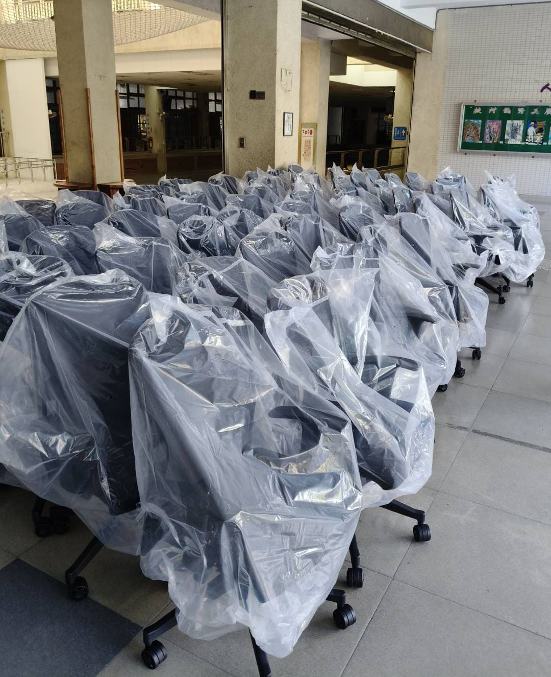 國小採購台灣好椅60張高級辦公椅 305