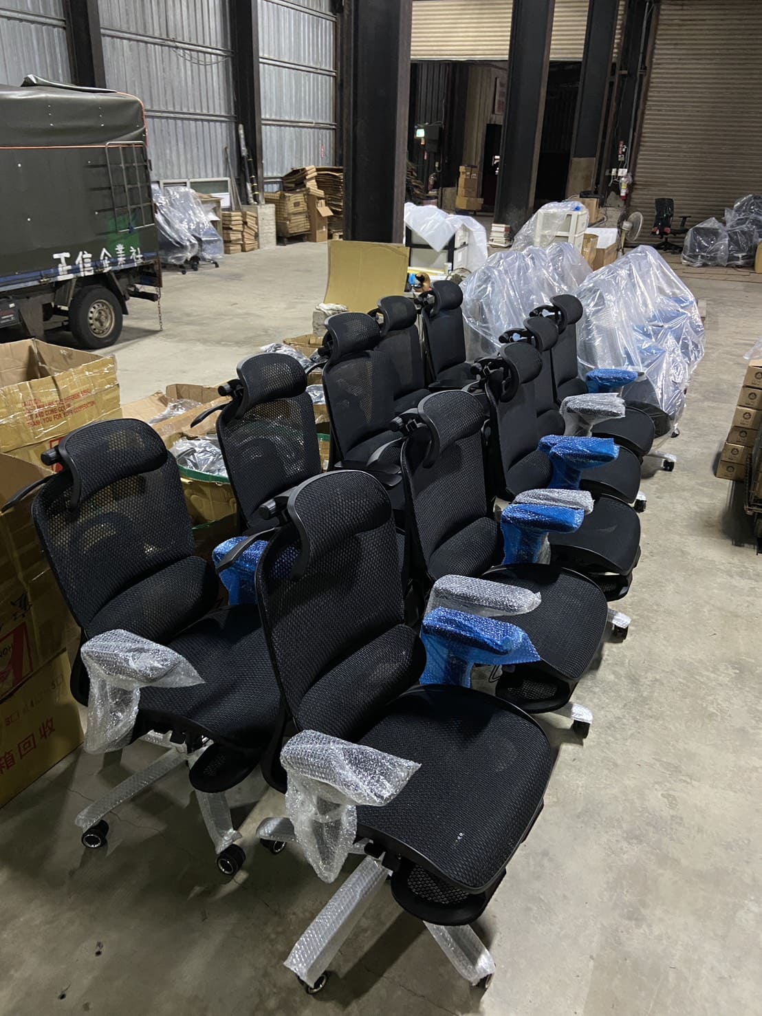 特級人體工學椅 903 大量出貨，企業客戶一次購入20多張